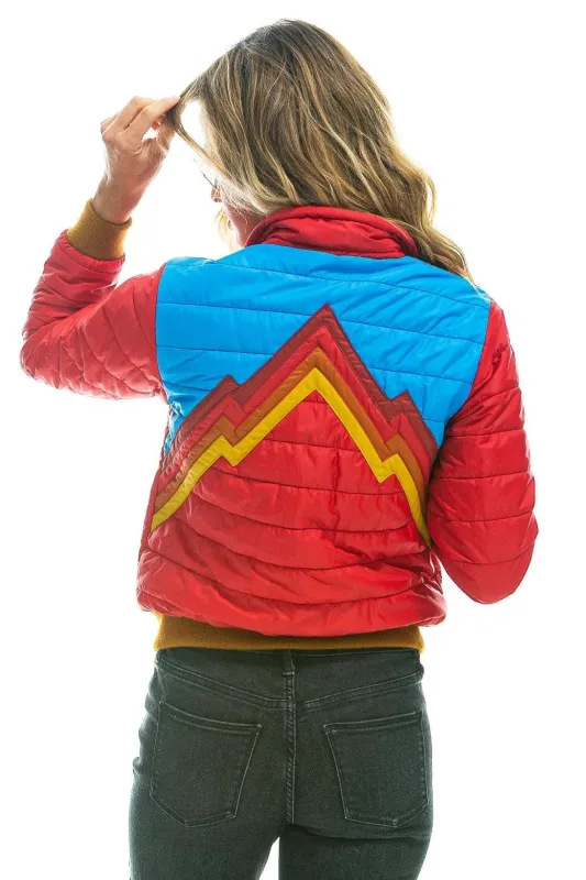 ALL SEASONS JACKET - CHERRY BARBADOS made by Aviator Nation