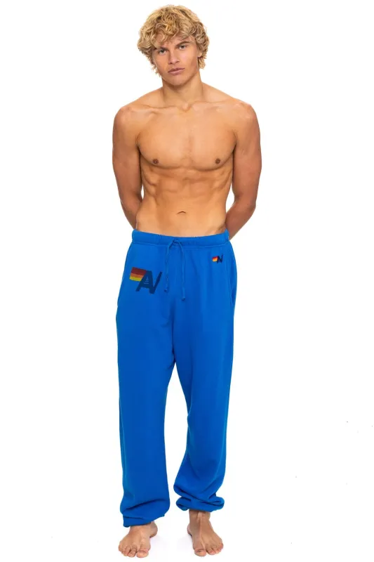 LOGO SWEATPANTS - ADVENTURE BLUE made by Aviator Nation