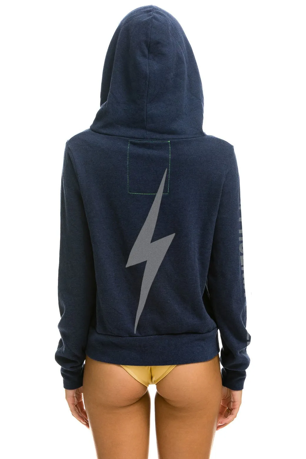 WMPXO 2024 BIRDS NEST ZIP HOODIE - NAVY // HEATHER sold by Aviator Nation product image thumbnail 3