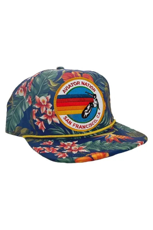 SIGNATURE SAN FRANCISCO VINTAGE SAFARI TWILL LOW RISE TRUCKER sold by Aviator Nation
