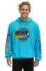 AVIATOR NATION MALIBU RELAXED PULLOVER HOODIE - NEON BLUE sold by Aviator Nation