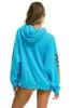AVIATOR NATION MALIBU RELAXED PULLOVER HOODIE - NEON BLUE sold by Aviator Nation