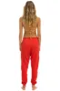 VINTAGE PATCH SWEATPANTS - RED sold by Aviator Nation