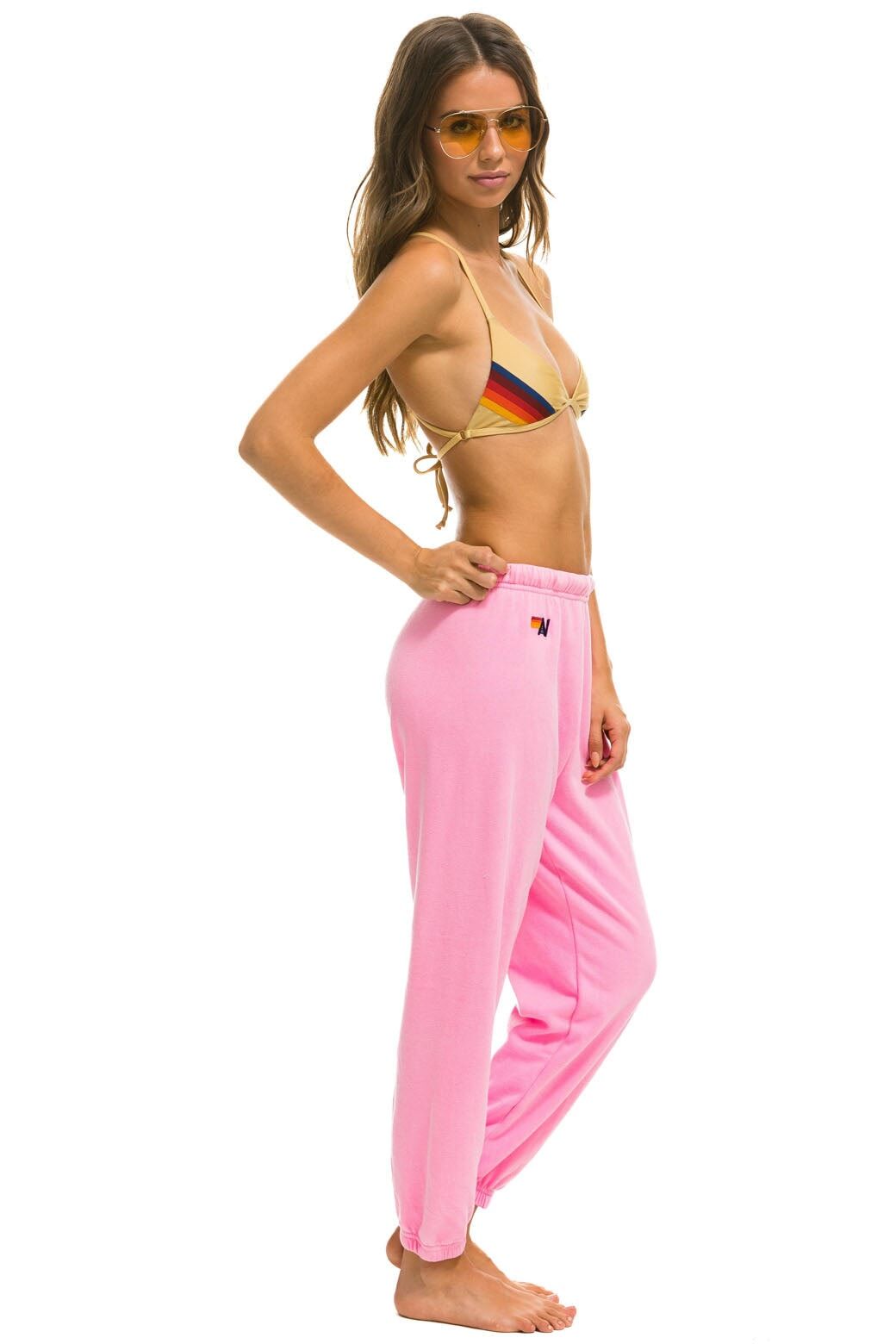 BOLT SWEATPANTS - NEON PINK sold by Aviator Nation product image thumbnail 3