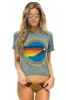 SIGNATURE ASPEN  BOYFRIEND TEE - HEATHER GREY sold by Aviator Nation