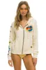 AVIATOR NATION MALIBU ZIP HOODIE - VINTAGE WHITE sold by Aviator Nation