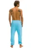 BOLT STITCH SWEATPANTS - SKY // WHITE sold by Aviator Nation