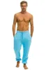 BOLT STITCH SWEATPANTS - SKY // WHITE sold by Aviator Nation