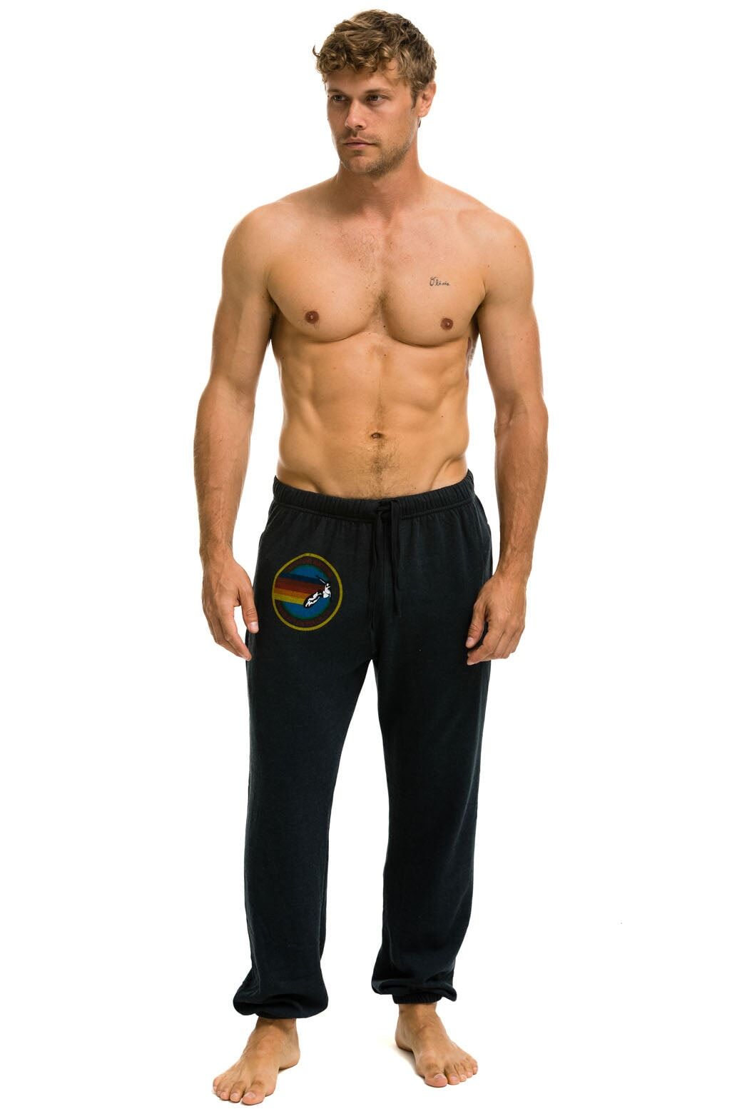 AVIATOR NATION MANHATTAN BEACH SWEATPANTS - CHARCOAL sold by Aviator Nation product image thumbnail 5