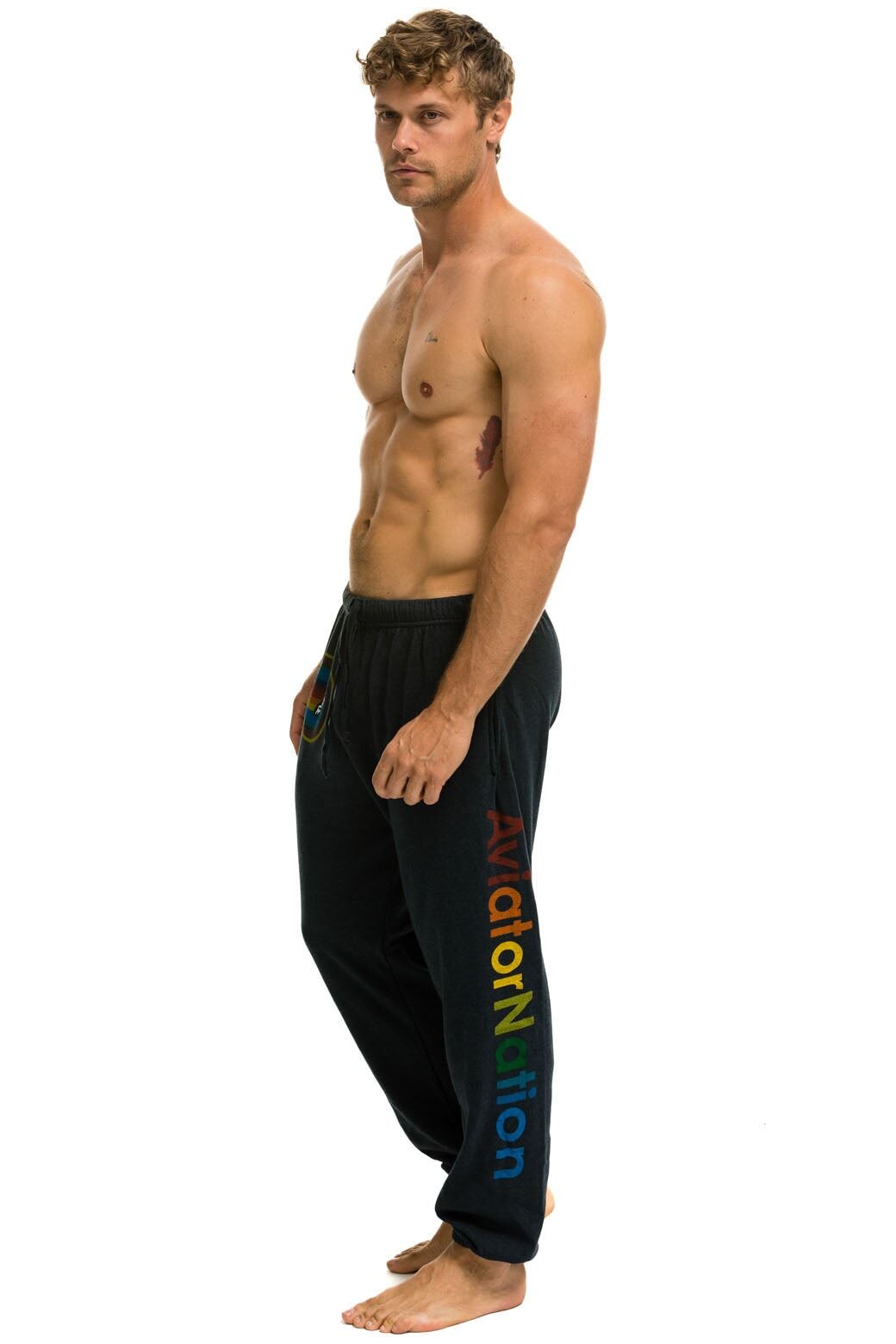 AVIATOR NATION MANHATTAN BEACH SWEATPANTS - CHARCOAL sold by Aviator Nation product image thumbnail 2