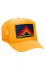 MOUNTAIN STRIPE VINTAGE TRUCKER HAT sold by Aviator Nation