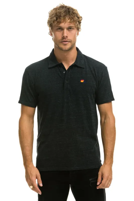 AVIATOR NATION POLO - CHARCOAL sold by Aviator Nation
