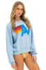 LOGO RELAXED CREW SWEATSHIRT - ICE sold by Aviator Nation