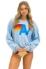 LOGO RELAXED CREW SWEATSHIRT - ICE sold by Aviator Nation