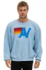 LOGO RELAXED CREW SWEATSHIRT - ICE sold by Aviator Nation