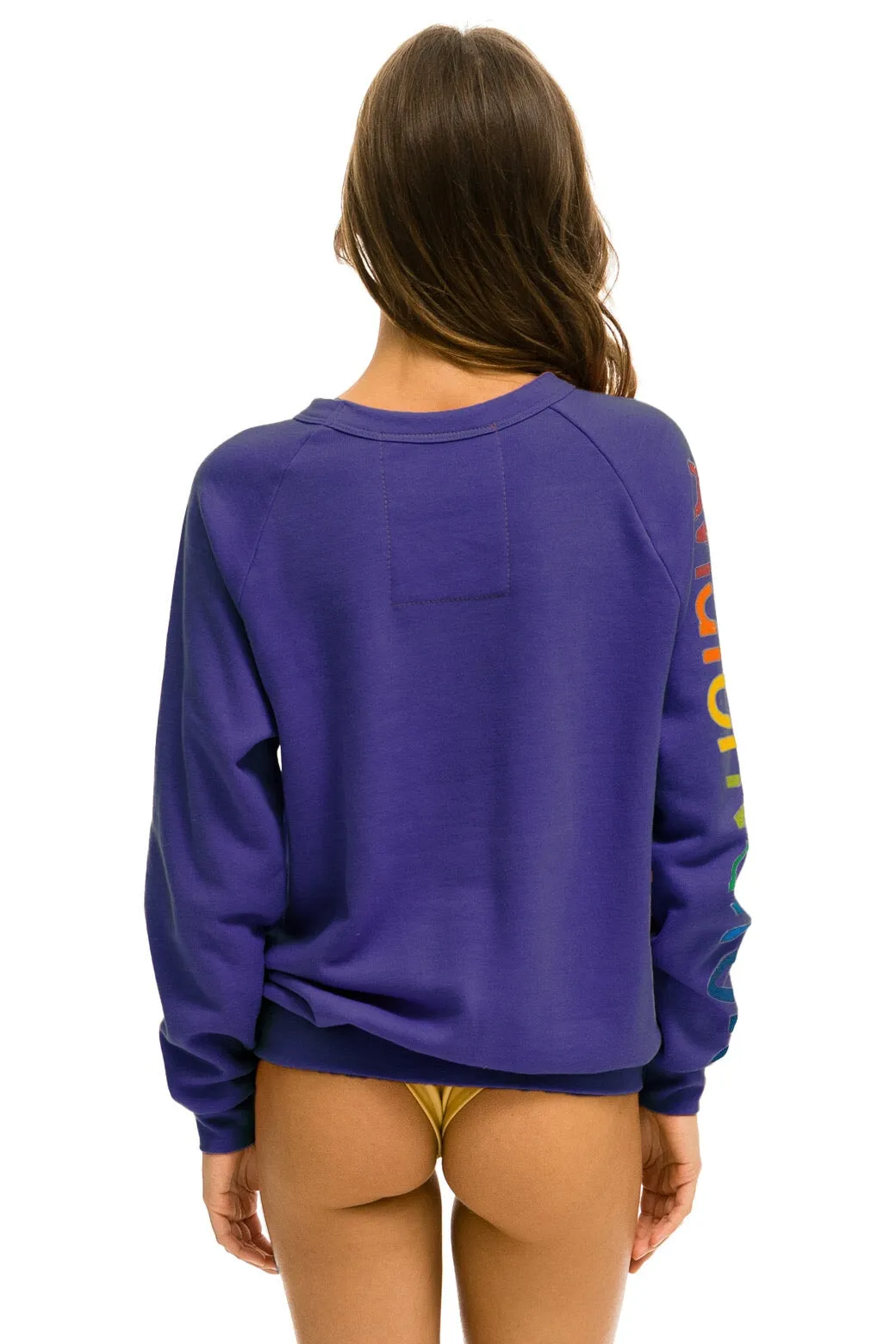 AVIATOR NATION NORTH SHORE CREW SWEATSHIRT - PURPLE sold by Aviator Nation product image thumbnail 3
