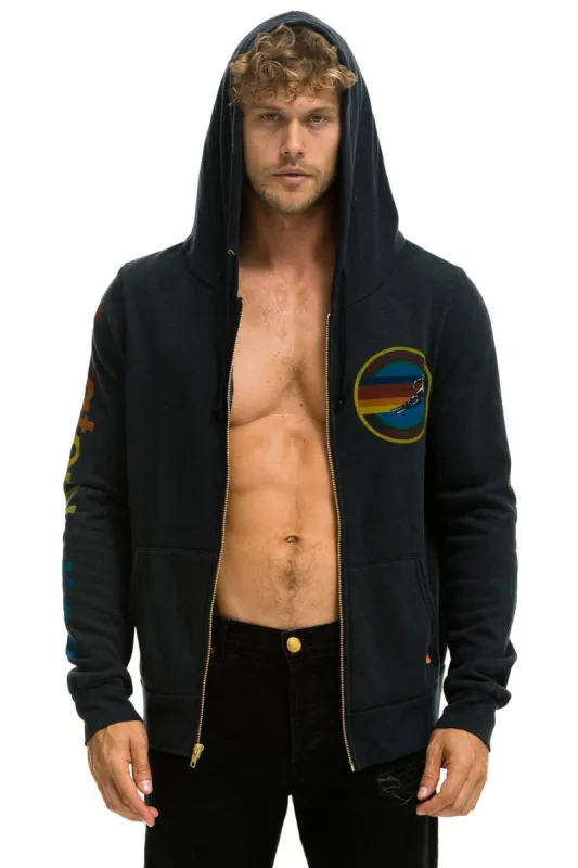 AVIATOR NATION ASPEN HOODIE - CHARCOAL sold by Aviator Nation