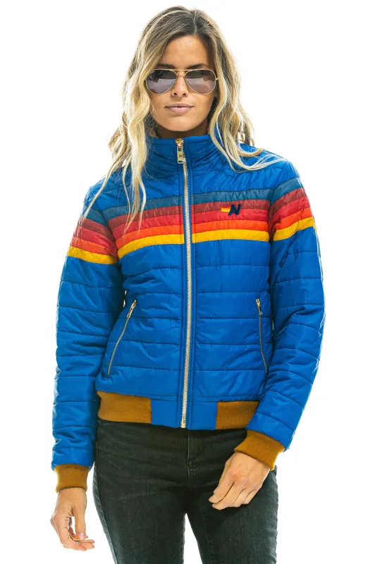 5 STRIPE JACKET - SNORKEL BLUE sold by Aviator Nation