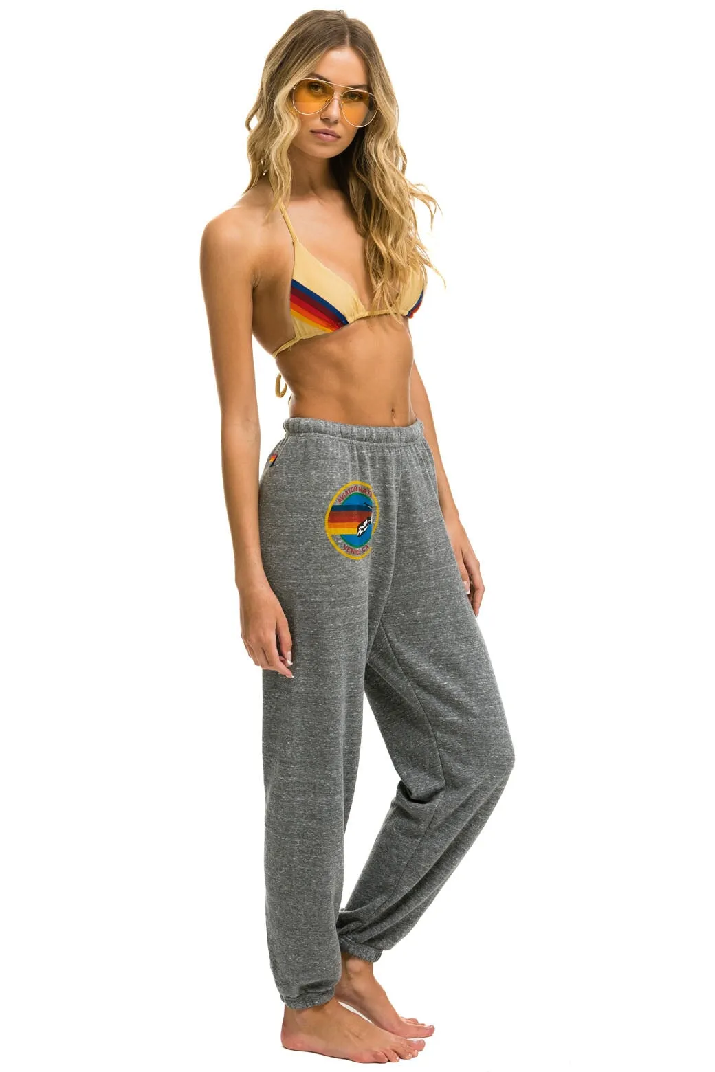 AVIATOR NATION SWEATPANTS - HEATHER GREY sold by Aviator Nation product image thumbnail 4
