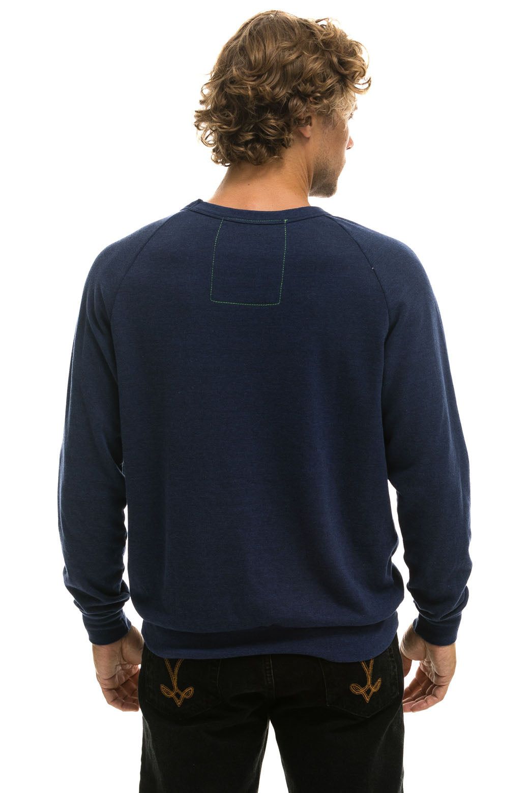 BOLT CREW SWEATSHIRT - NAVY sold by Aviator Nation product image thumbnail 6