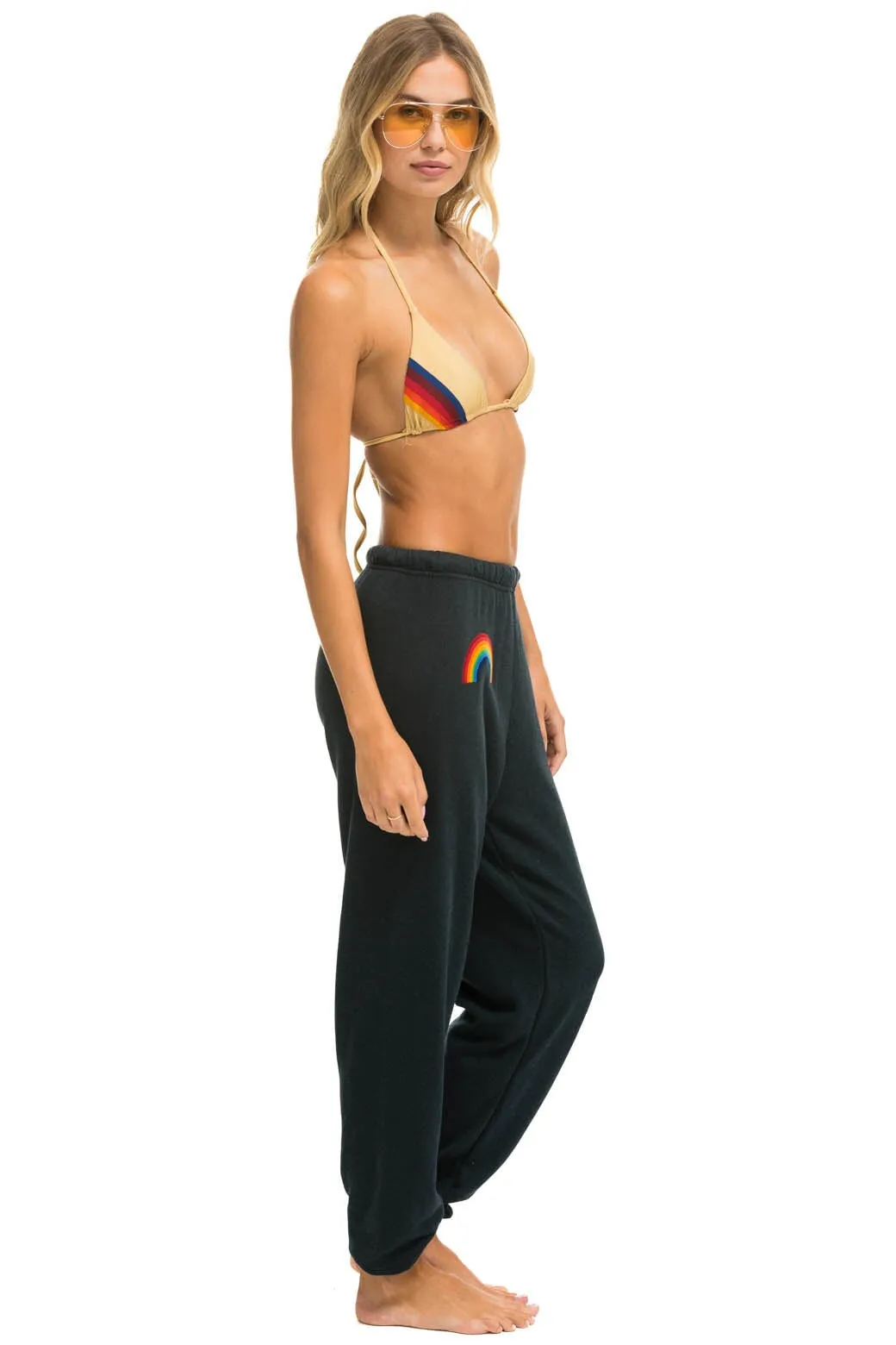 RAINBOW EMBROIDERY SWEATPANTS - CHARCOAL sold by Aviator Nation product image thumbnail 2