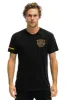 DREAMLAND TIGER SMALL PRINT CREW TEE - BLACK sold by Aviator Nation