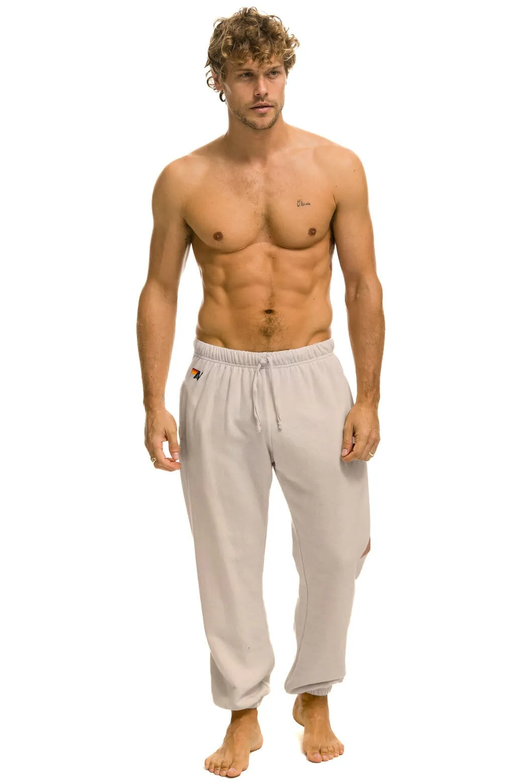 BOLT SWEATPANTS - SAND // MOCHA sold by Aviator Nation product image thumbnail 2