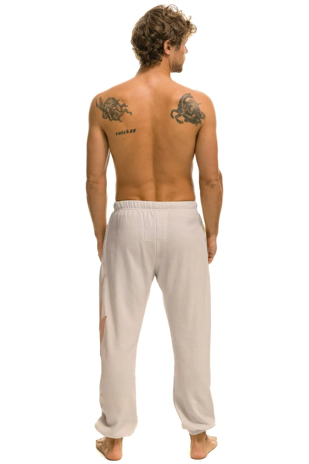 BOLT SWEATPANTS - SAND // MOCHA sold by Aviator Nation product image thumbnail 3