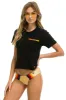 DREAMLAND LOGO BOYFRIEND TEE	- BLACK sold by Aviator Nation