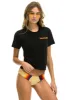 DREAMLAND LOGO BOYFRIEND TEE	- BLACK sold by Aviator Nation