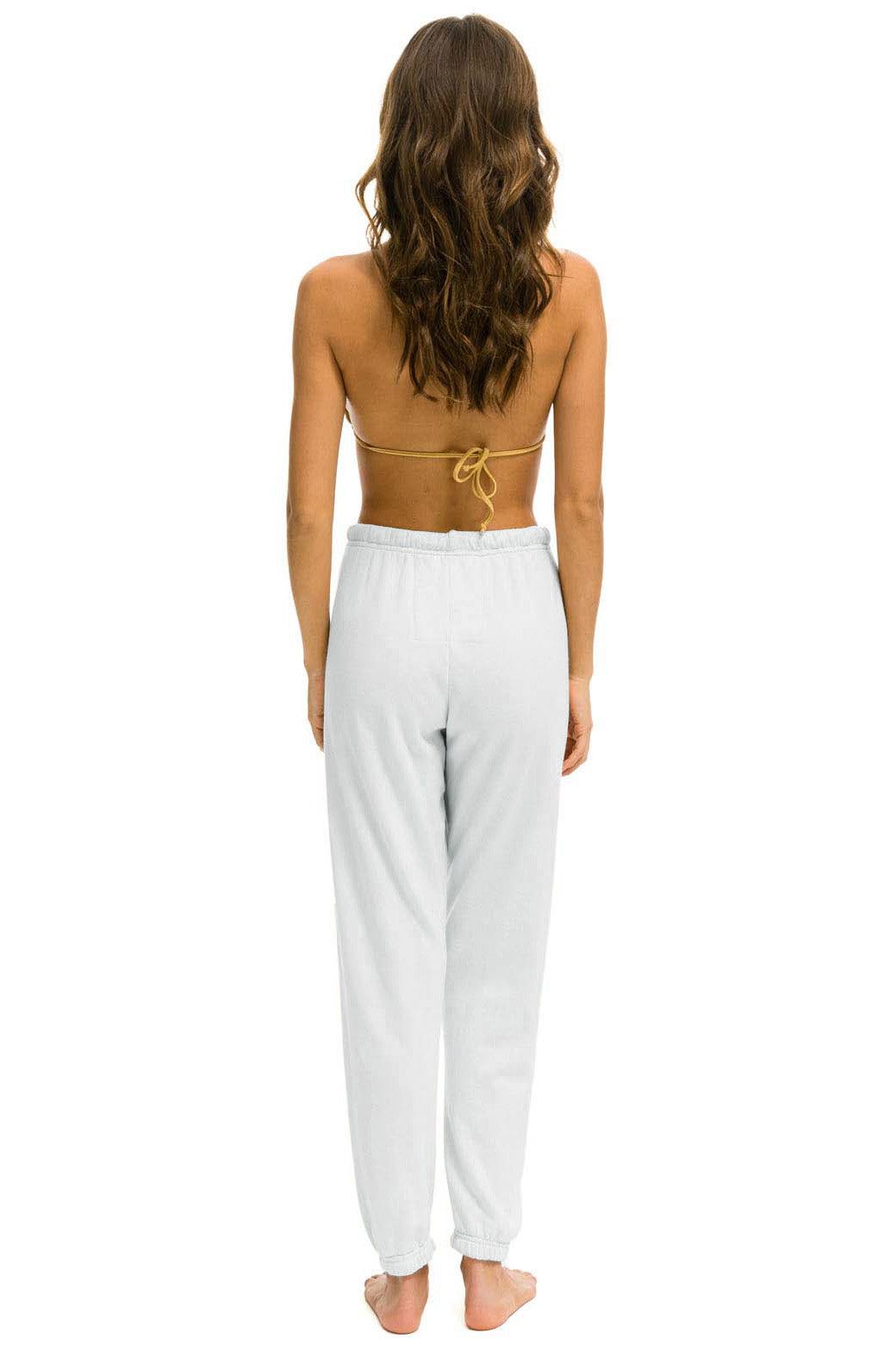 ARTIST COLLECTION WOMEN'S SWEATPANTS -WHITE LOGO sold by Aviator Nation product image thumbnail 2