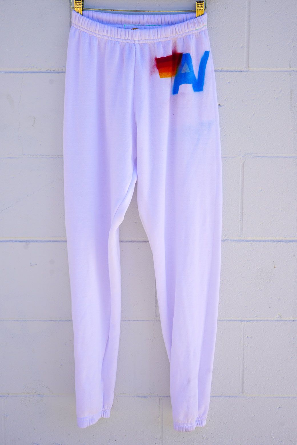 ARTIST COLLECTION WOMEN'S SWEATPANTS -WHITE LOGO sold by Aviator Nation product image thumbnail 3