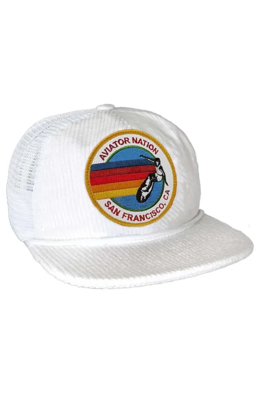 SIGNATURE SAN FRANCISCO - VINTAGE CORDUROY MESH TRUCKER sold by Aviator Nation