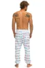 AVIATOR BOLT EMBROIDERY SWEATPANTS - WHITE // USA sold by Aviator Nation