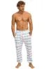 AVIATOR BOLT EMBROIDERY SWEATPANTS - WHITE // USA sold by Aviator Nation