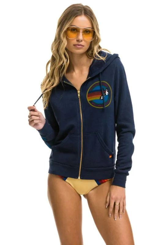 AVIATOR NATION MILL VALLEY ZIP HOODIE - NAVY sold by Aviator Nation