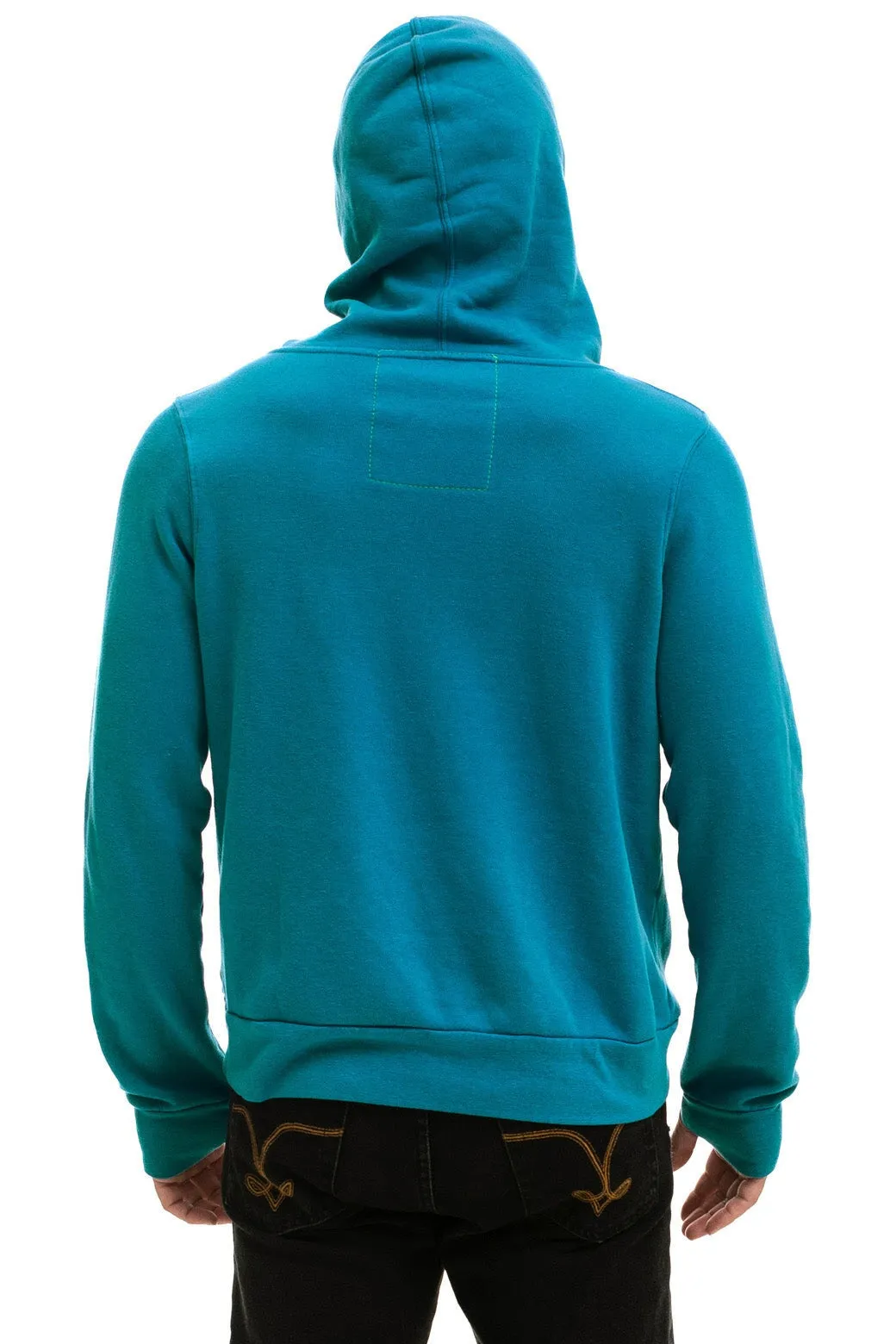 NINJA PULLOVER HOODIE - TEAL sold by Aviator Nation product image thumbnail 4