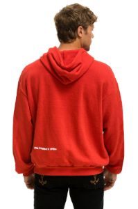 WMPXO 2024 COLISEUM CONCERT RELAXED PULLOVER HOODIE - RED sold by Aviator Nation