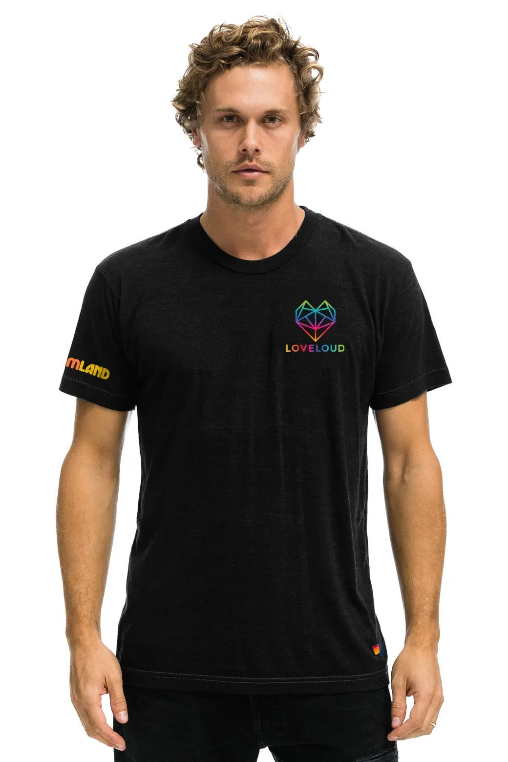 LOVELOUD X DREAMLAND COLLABORATIVE TEE - BLACK sold by Aviator Nation product image thumbnail 2