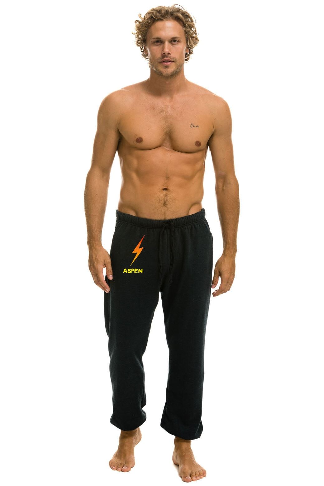 PALM TREE FESTIVAL ASPEN 2024 MENS SWEATPANTS - CHARCOAL sold by Aviator Nation