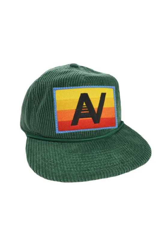 LOGO RAINBOW - VINTAGE CORDUROY TRUCKER HAT sold by Aviator Nation