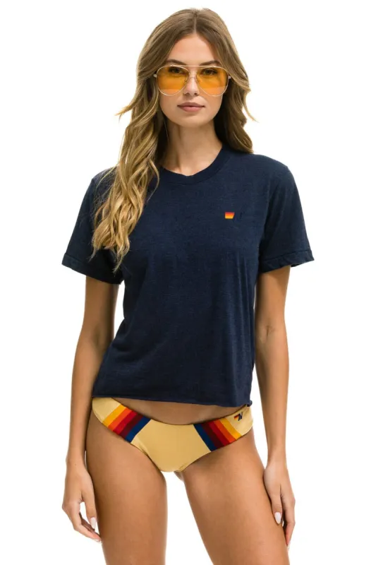 BASIC BOYFRIEND TEE - NAVY sold by Aviator Nation