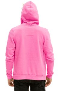 5 STRIPE HOODIE - NEON PINK // NEON RAINBOW sold by Aviator Nation