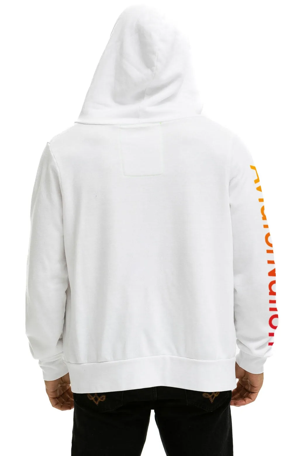 PEGASUS 2024 ZIP HOODIE - WHITE sold by Aviator Nation product image thumbnail 4