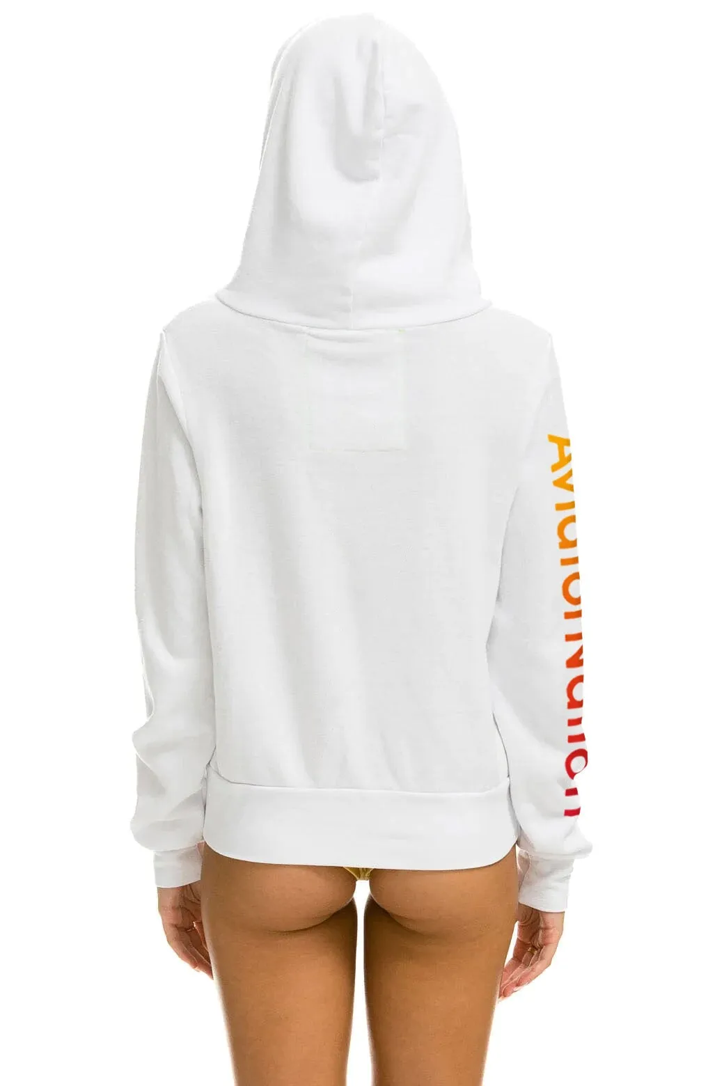 PEGASUS 2024 ZIP HOODIE - WHITE sold by Aviator Nation product image thumbnail 3