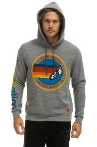 AVIATOR NATION LAGUNA BEACH PULLOVER HOODIE - HEATHER GREY sold by Aviator Nation