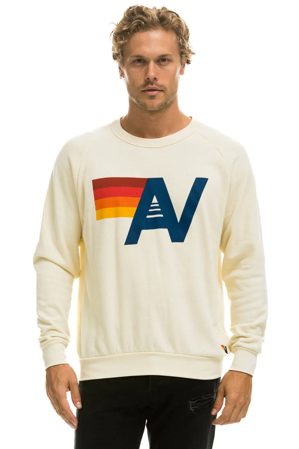LOGO SWEATSHIRT - VINTAGE WHITE sold by Aviator Nation product image thumbnail 2