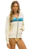 5 STRIPE HOODIE - VINTAGE WHITE // BLUE sold by Aviator Nation