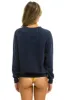 LOGO SWEATSHIRT - NAVY sold by Aviator Nation