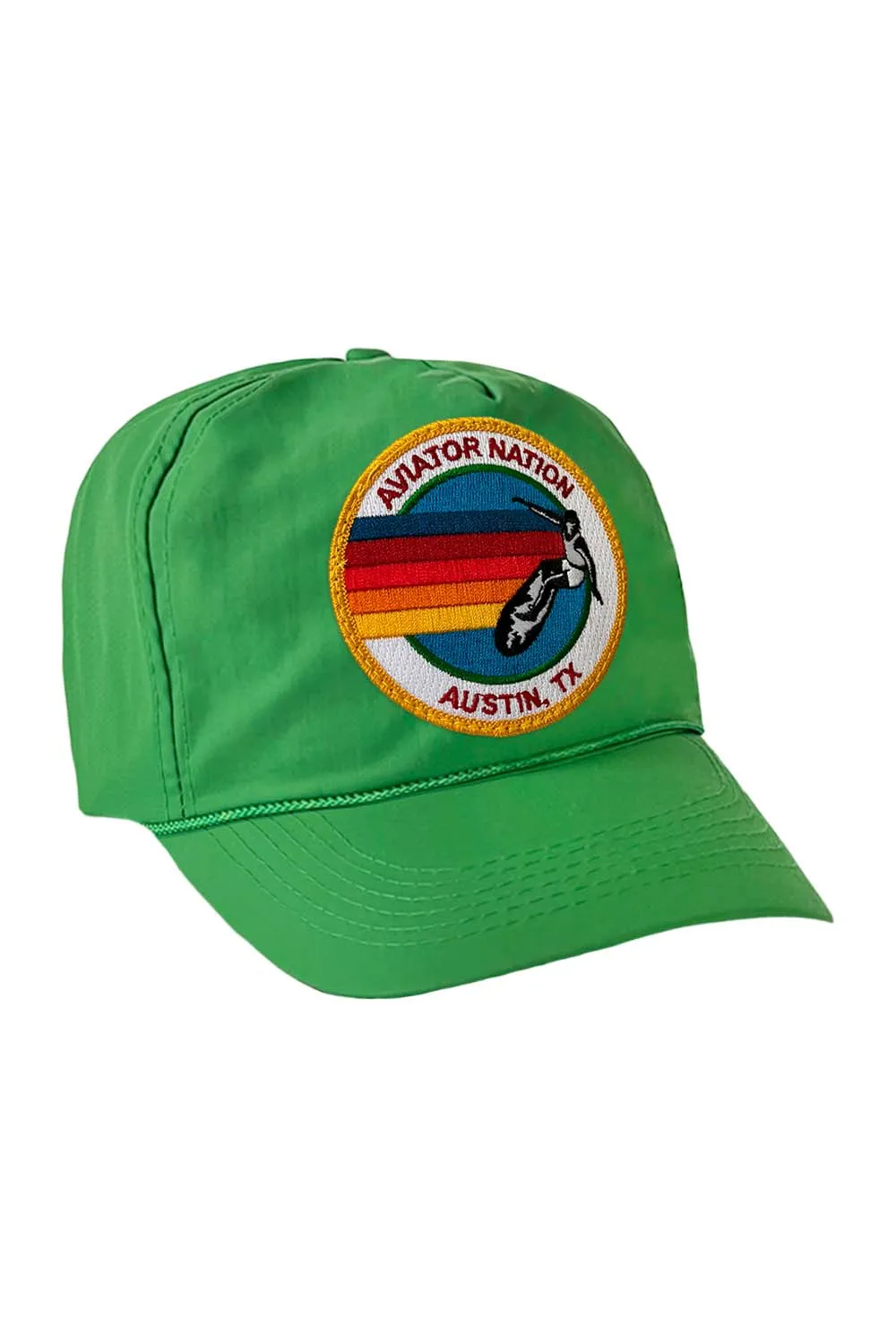 SIGNATURE AUSTIN VINTAGE NYLON TRUCKER HAT sold by Aviator Nation product image thumbnail 2